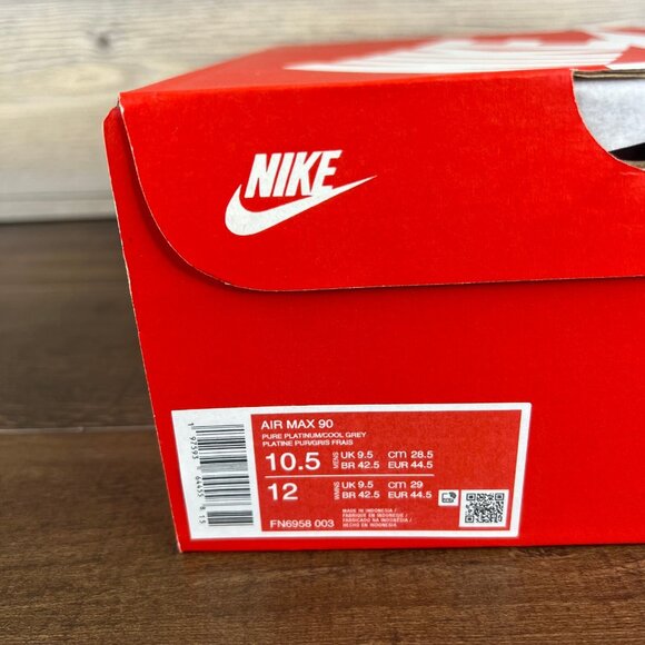 Nike Air Max 90 Dunkin Donuts Mens Size 10.5 Alchemy Pink Cool Grey FN6958 003 - Picture 10 of 10